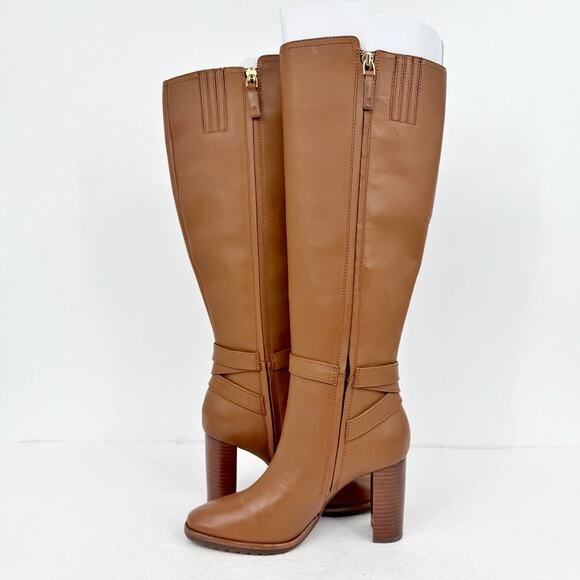 Lauren Ralph Lauren Womens Manchester Knee High Boots US 5.5 B Tan Leather NIB - Picture 6 of 11